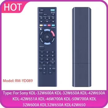 Пульт дистанционного управления RM-YD089, совместимый с Sony TV KDL-32W600A/KDL-32W650A/KDL-42W650A/KDL-42W651A ** Аксессуары для контроллера