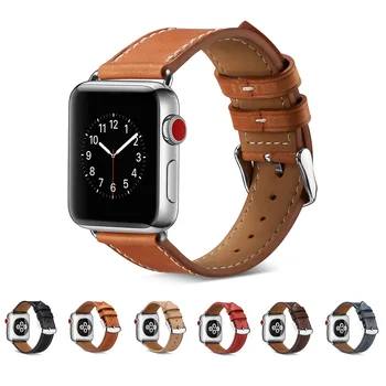 Ремешок для часов Apple Watch кожаный ремешок для часов Браслет iWatch Ultra Band 49мм 45мм 44мм 38мм 40мм 41мм 42мм Ремешки для часов