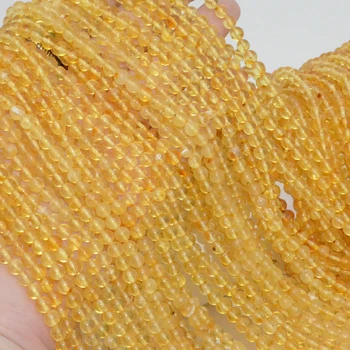 Россыпь круглых бусин из натурального балтийского медового янтаря 4,8 мм