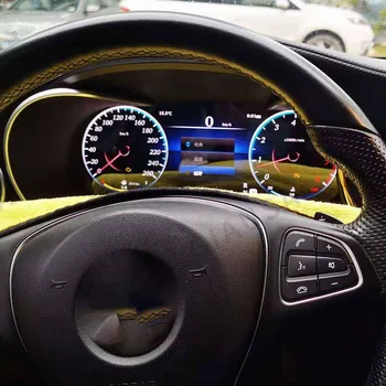 Самая высокотехнологичная ЖК-цифровая приборная панель Для Mercedes-Benz C/GLC W205 2015-2018 Набор приборов Спидометр Кабины Автомобиля экран li