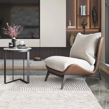 Скандинавский диван для одного человека современная простая гостиная диван для ленивого человека легкое роскошное кресло для отдыха