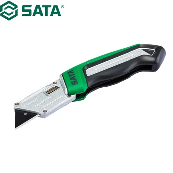 Складной универсальный нож серии SATA 93486 T Со складным лезвием Компактный и портативный Высококачественные материалы Тонкое мастерство изготовления