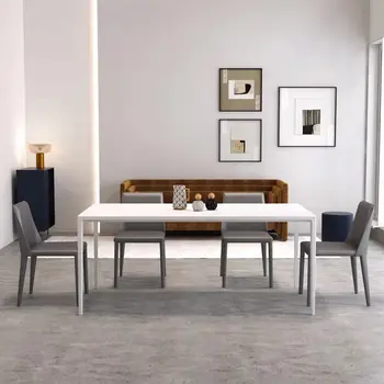 Современная рок-тарелка, минималистский обеденный стол для дома, Современный минималистский обеденный стол для небольших помещений