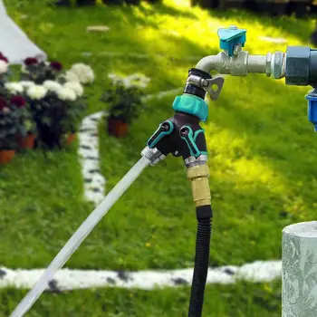 Соединитель клапана Firm Link Прочная регулировка расхода воды Y-образный Отводящий клапан Адаптер шланга для садовых принадлежностей