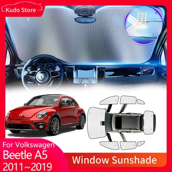 Солнцезащитные Козырьки для Volkswagen VW Beetle Coccinelle Maggiolino Fusca A5 2011 ~ 2019 Окна Козырек Ветровые Стекла Шторы Аксессуары