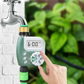 Таймер автоматического полива, Водонепроницаемый Контроллер таймера подачи воды для дома, Таймер разбрызгивания для охлаждения двора / увлажнения зеленых насаждений