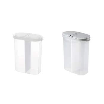 Холодильное отделение прозрачная пищевая пластиковая коробка для консервирования пяти банок из-под зерна и разных продуктов герметичное хранение