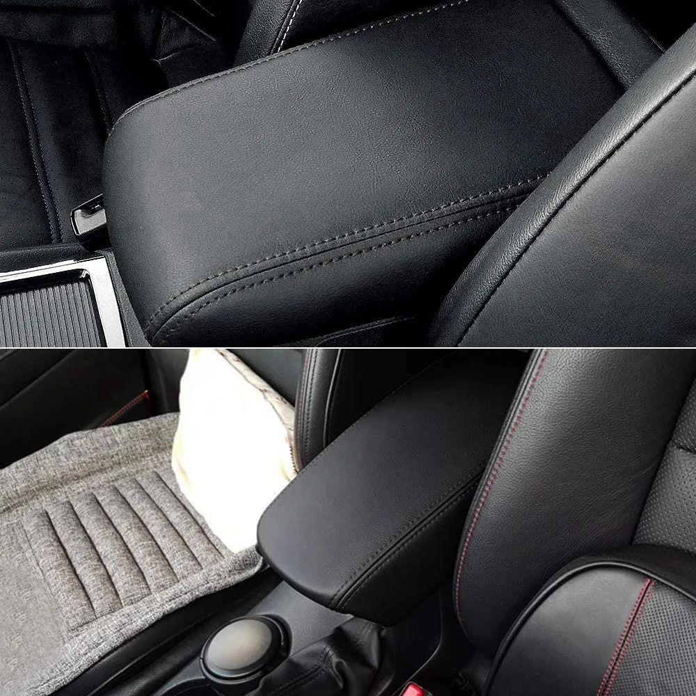 Автомобильная Кожаная Накладка на Центральную консоль, Крышка подлокотника, Защитный чехол для Mazda CX-5 2018 2019 Изображение 3