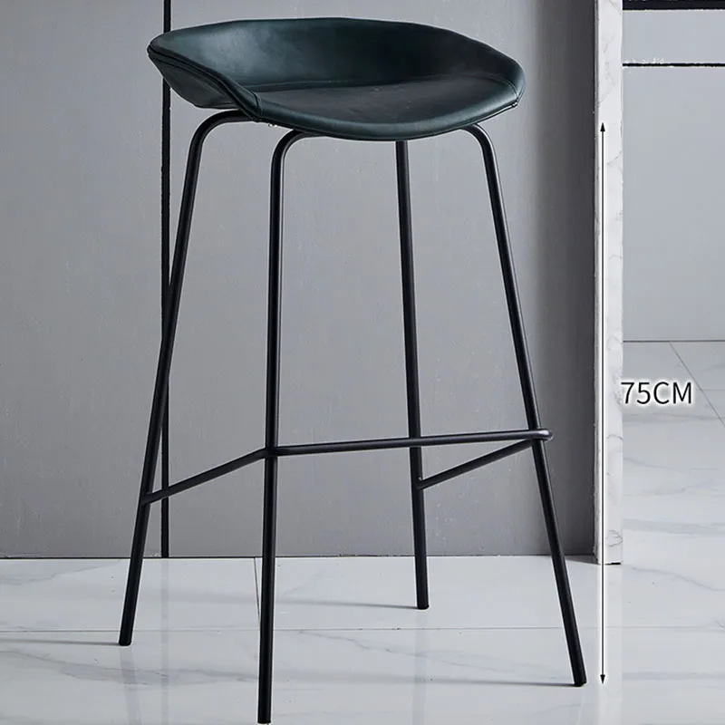 Барные стулья для дома от скандинавского дизайнера Для приема гостей Банкетный барный стул для геймеров на открытом воздухе для маникюра Современная мебель HY Изображение 4