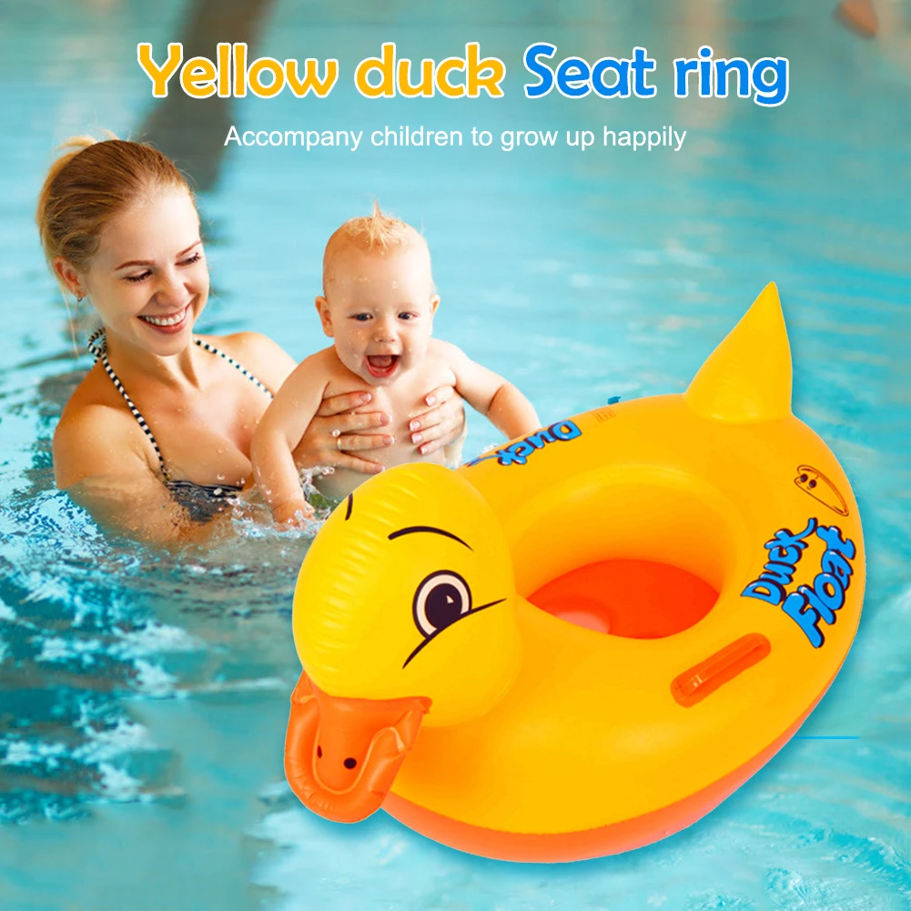 Детские кольца для плавания, Надувное сиденье для младенцев, Круг для плавания с ручкой Изображение 1