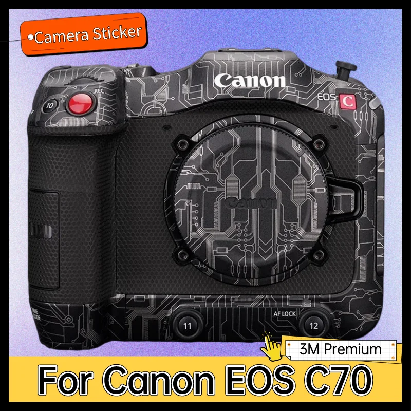 Для Canon EOS C70 Наклейка на корпус камеры Защитная наклейка на кожу Виниловая пленка для защиты от царапин Изображение 0