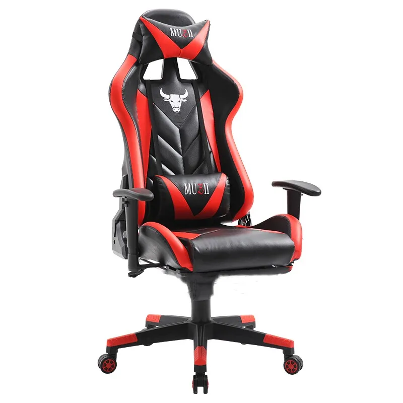 Искусственная кожа игровой стул гоночный стул для геймера офисный компьютерный стул Изображение 1