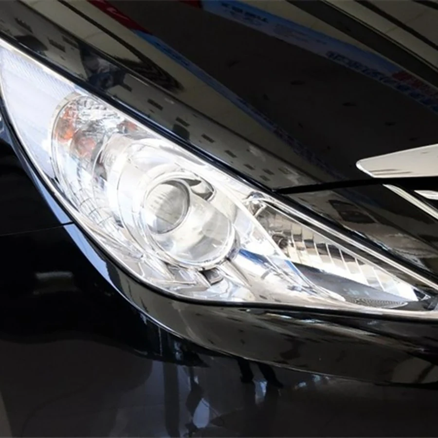 Крышка абажура фары с Прозрачными линзами Подходит для Mercedes-Benz C-Class W204 C180 C200 C260 2011-2013, корпус головного света Слева Изображение 1