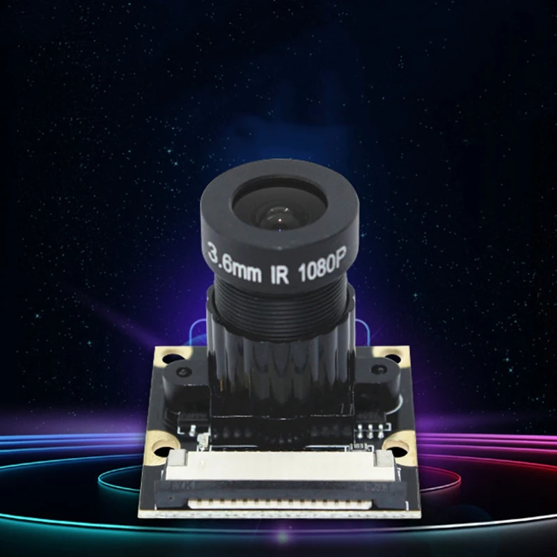 Модуль камеры 1080P с 5 миллионами пикселей диафрагмой 1,8, широкоугольный 75 ° чип OV5647 для Raspberry Pi 2/4/3B + Изображение 1