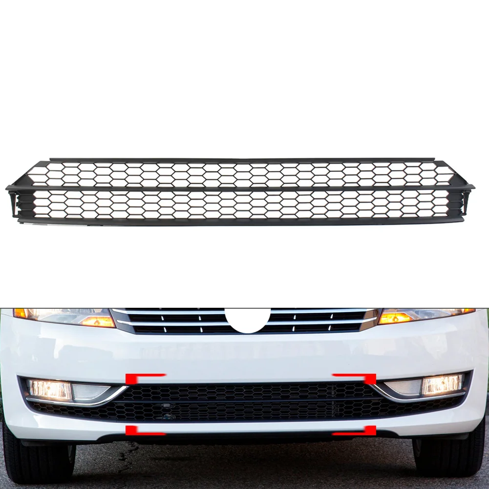 Нижняя крышка решетки радиатора переднего бампера автомобиля для VW Passat 2012 2013 2014 2015 561853667 Только для версии для США Изображение 0