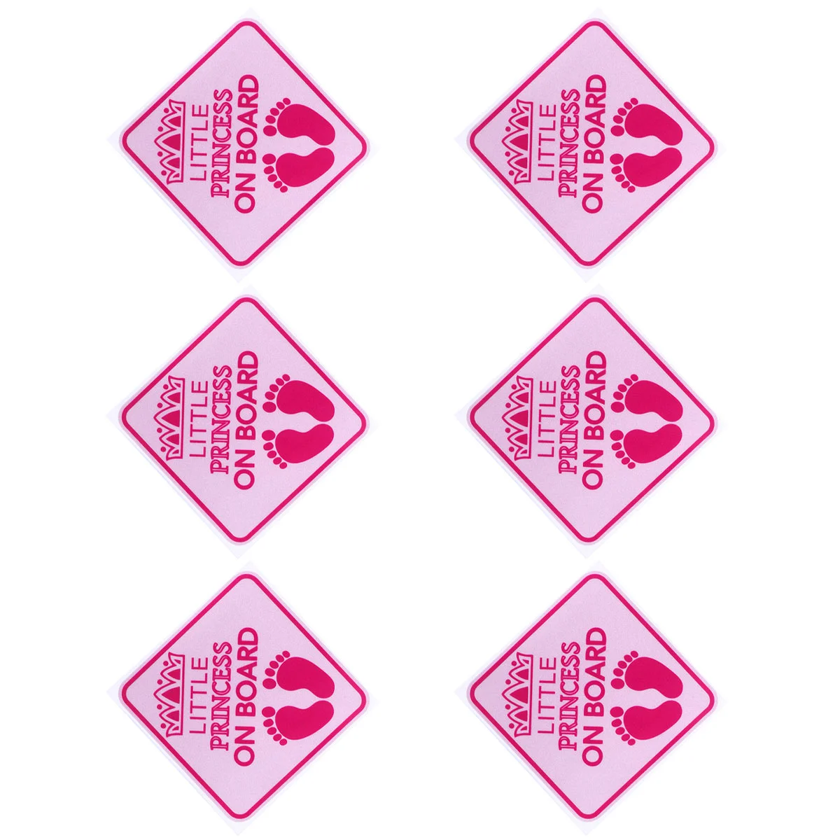 ПВХ Наклейка Креативные Наклейки Самоклеящиеся наклейки на борт Розовое окно автомобиля Детское Изображение 0