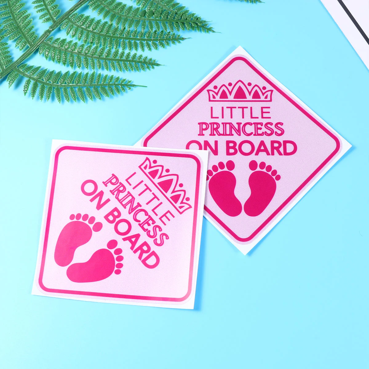 ПВХ Наклейка Креативные Наклейки Самоклеящиеся наклейки на борт Розовое окно автомобиля Детское Изображение 2