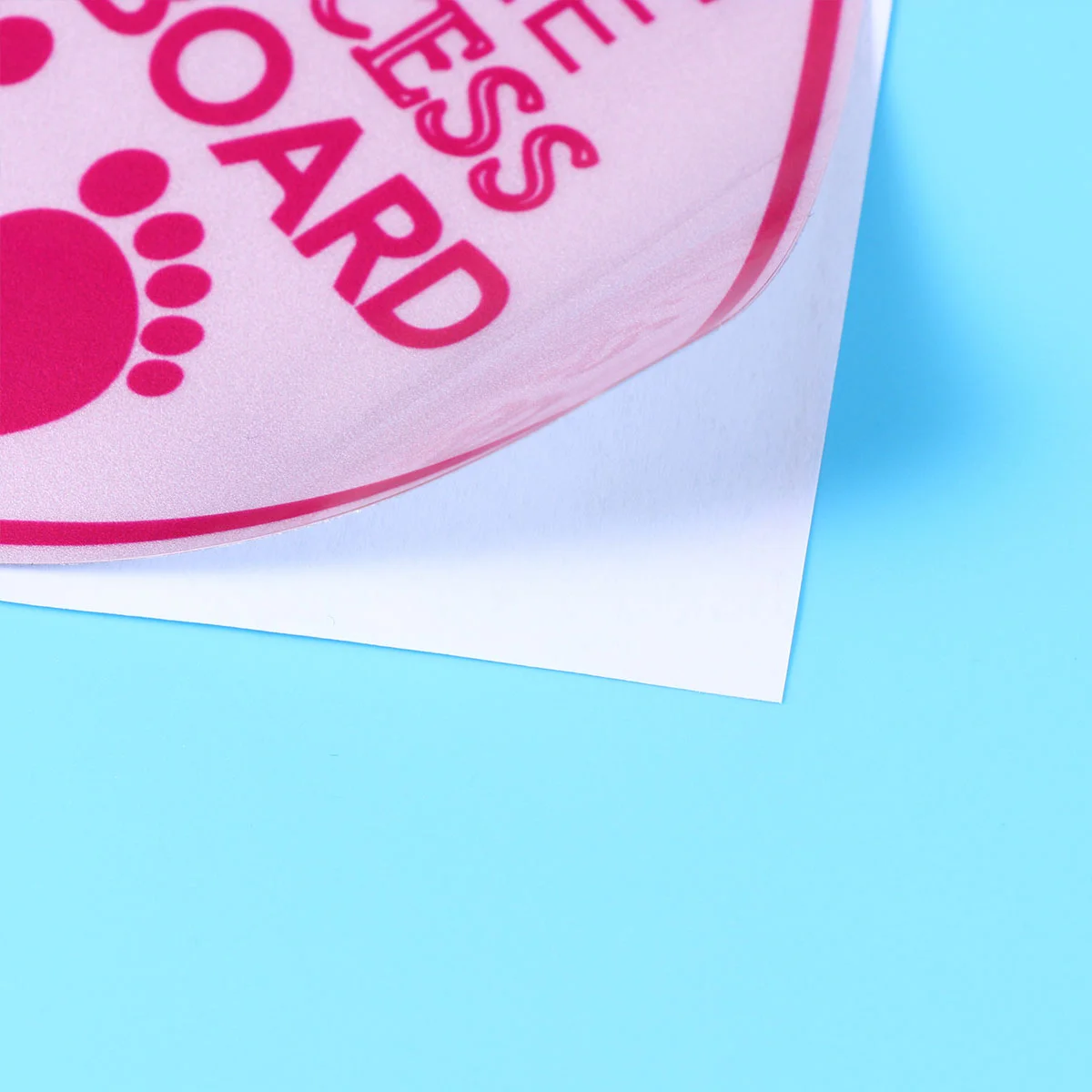 ПВХ Наклейка Креативные Наклейки Самоклеящиеся наклейки на борт Розовое окно автомобиля Детское Изображение 4