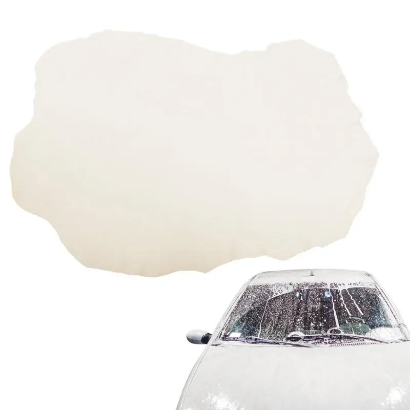 Полотенца для мытья автомобилей из натуральной овчины, суперпоглощающая ткань для сушки оконных стекол автомобиля, дома, Быстросохнущее полотенце для мытья автомобилей Изображение 0