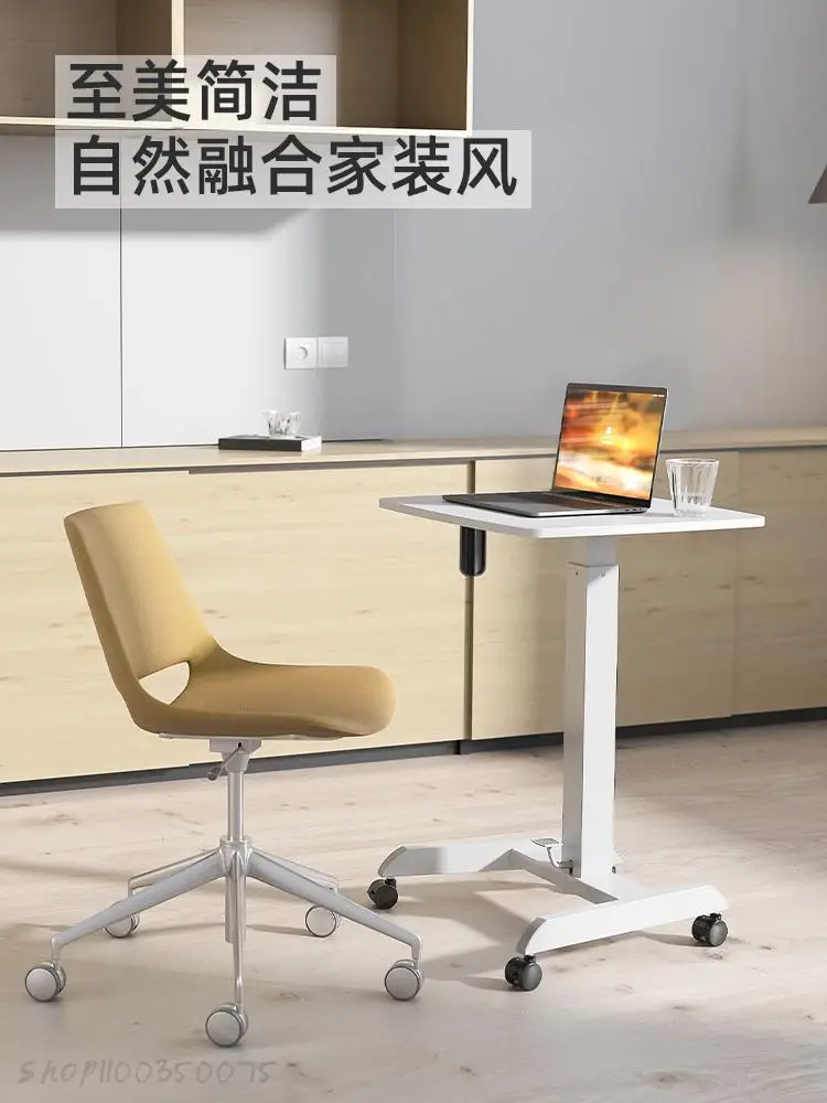 Съемный столик для ноутбука Ipad, современный минималистичный прикроватный столик для девочек Изображение 3